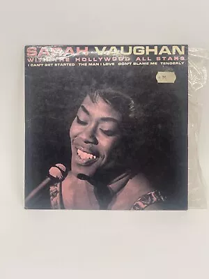 Sarah Vaughan With The Hollywood All Stars 7in 33.5 LP Vinyl Record London 1965 • $10
