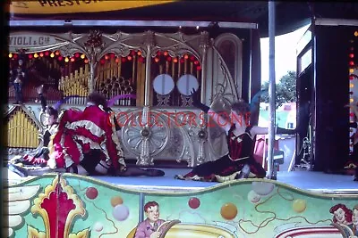 35mm Slide 1985 Yorkshire Fairground Organ Can Can Dancers • £7