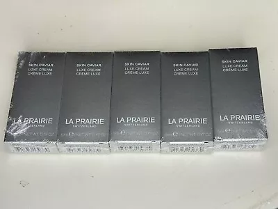 5 X La Prairie Skin Caviar Luxe Cream Remastered W/ Caviar Premier 5ml X 5 25ML • $75