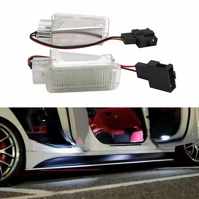 Led Courtesy Glove Box Under Door Footwell Lights For Audi A3 Q7 Q5 TT A3 A4 S4 • $10.95