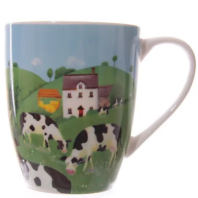 Jan Pashley Cows In The Countryside Mug - Boxed Item - Ideal  Gift • £7.99