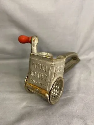 Vintage Cheese Grater-Red Handled-Made In France Utensils Farmhouse • $12