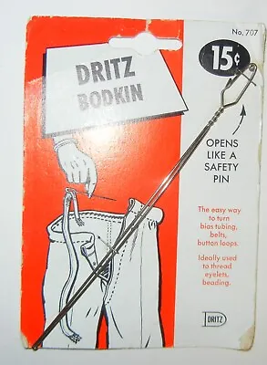 Dritz Bodkin #707 Vintage 1962 New On Card • $5.24