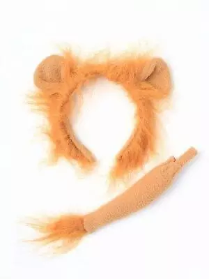 £3.93 • Buy Lion Alice Band Dress Up Set With Tail Hen Party Fancy Dress Book Day