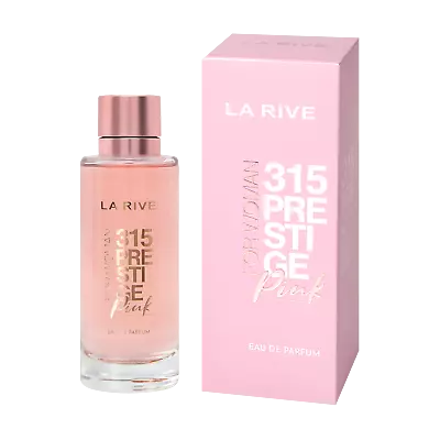 La Rive 315 Prestige Pink Eau De Parfum 100ml Rose Peach Blossom & White Musk • £17.99