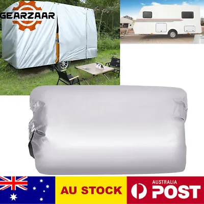 Heavy Duty 14-16ft 4 Layer Caravan Campervan Cover UV Waterproof Carry Bag AUS^ • $105.89