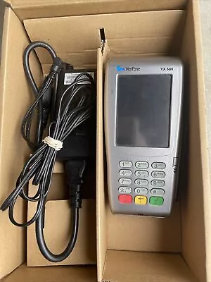 Verifone VX 680 3G Silver Handheld Wireless Credit Card Terminal • $39