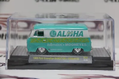 M2 MACHINES 2022 Aloha With MOON 1/64 1965 Ford Econoline In4mation Mooneyes • $12.99