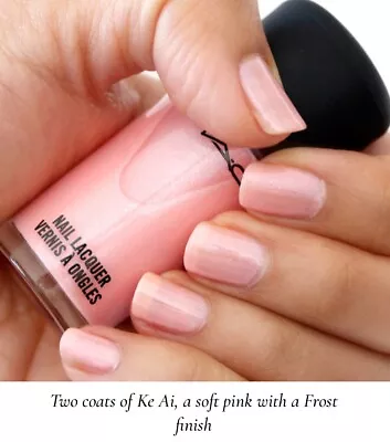 MAC KE AI Pink Frost Nail Polish 0.34 FL.OZ. New In Box LIMITED EDITION Color • $12.50