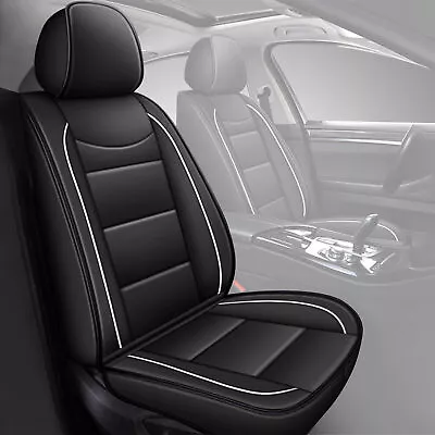 2-Seat Covers Faux Leather Front Row Seat Cushion Pad For Volvo S40 2004-2011 • $91.79