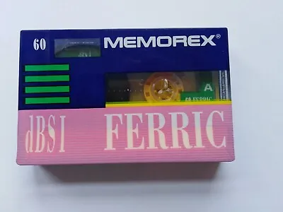 Memorex Ferric C60 Blank Cassette Still Sealed DbsI • £1.50