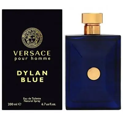 Versace Dylan Blue Pour Homme Cologne For Men EDT 6.7 Oz 6.8 New In Box • $66.35