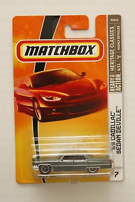 Matchbox Heritage Classics 69 Cadillac Sedan Deville #7    Moc • $5.95