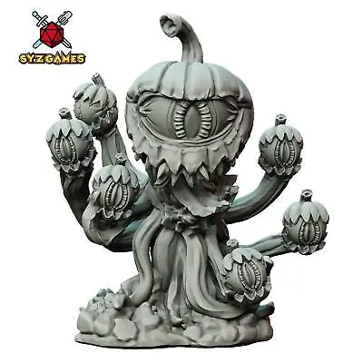 Pumpkin Beholder | Fantasy Resin Miniature D&D Tabletop Game RPGs Role Playing • $50.94