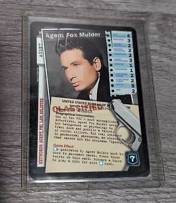 1996 The X-Files: CCG Premiere Agent Fox Mulder Ultra Rare Card Game • $44.95