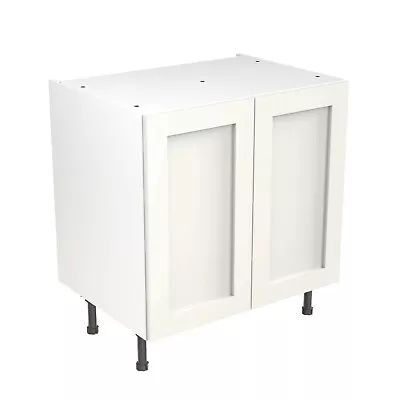 Kitchen Kit Cabinet Shaker Base Units Matt White Doors & Soft Closing Hinges • £2.50