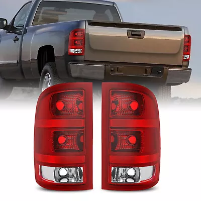 Tail Lights Lamps Fit For GMC Sierra 2007-2013 1500 2500 3500HD Left And Right • $52.99