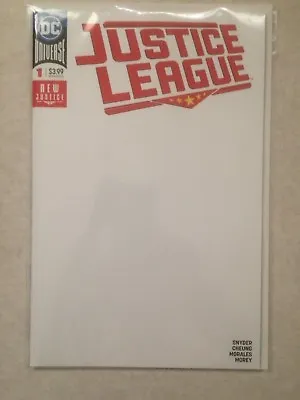 Justice League #1 (2018) Blank Variant  • $8.59