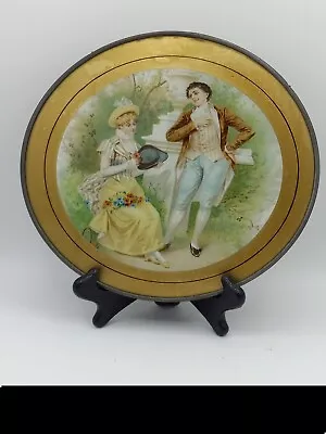 Vintage Victorian Flue Chimney Cover - Courting Couple 10 Inch • $39.99