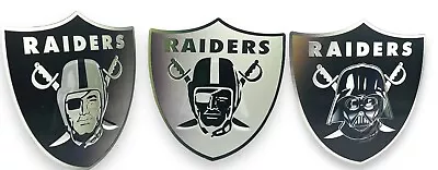 NFL LAS VEGAS OAKLAND RAIDERS 3D LENTICULAR MOTION Vinyl Decal Sticker 5”x5” • $8.49