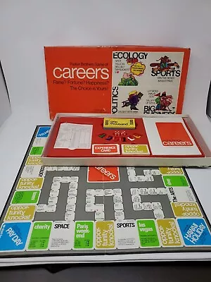 Vintage 1971 Parker Brothers CAREERS Family Board Game Ages 8+ COMPLETE • $9.95