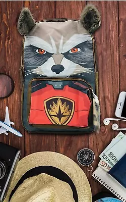 Guardians Of The Galaxy Rocket Raccoon Backpack Disney MARVEL Adult Kids • £36