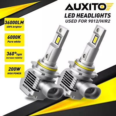 Hot Sales Brightest 30000LM 9012 HIR2 LED Bulb Headlight Low Beam White Kit 200W • $42.74