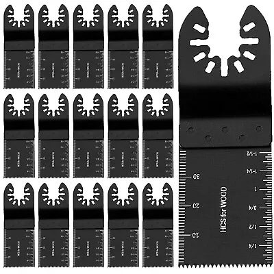 20Pcs Oscillating Multi Tool Blades Universal Saw Blade 34mm Wood Metal Cutter • £7.99