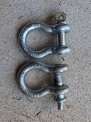 3/4  D-Ring Recovery Shackle Pair  • $20