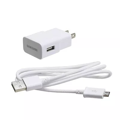 Samsung OEM 2Amp Wall Charger + Micro USB Cable For Galaxy S4 S3 S2 Note 2 New • $7.75