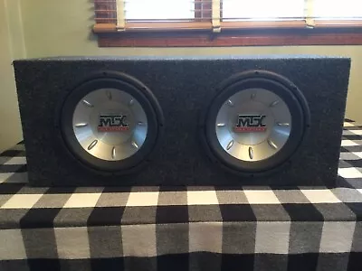 MTX  Thunder T6000 10” Car Subwoofers Enclosed Box Local Pickup Only • $130