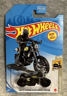 2021 Hot Wheels Baja Blazers 9/10 Mooneyes Ducati Scrambler #169 • $2