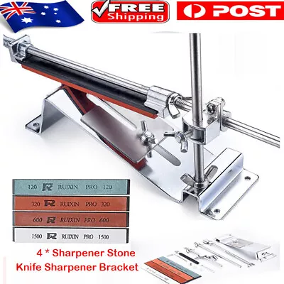 $32.99 • Buy Professional Kitchen Sharpening System Fix-angle Knife Sharpener With 4 Stones