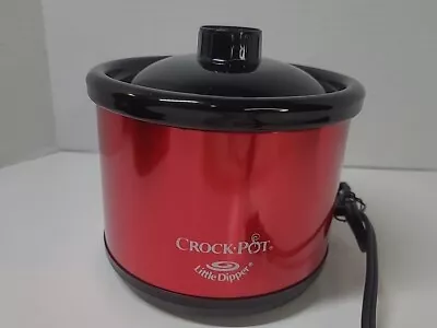 Crock-Pot Little Dipper Mini Warmer  Appetizer Server Slow Cooker RED • $11.95