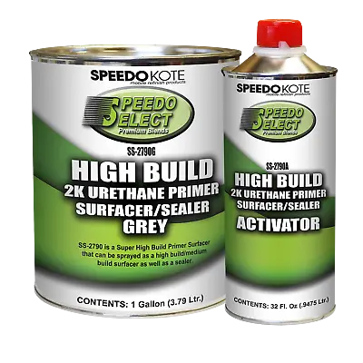 Super Fill High Build 2K Urethane Primer Gray Gallon Kit SS-2790G/SS-2790A • $113.05