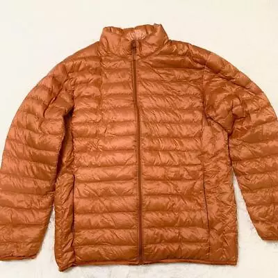 Uniqlo Ultra Light Down Jacket Men Japan XL Size/US L Size Orange Nylon • $183.96