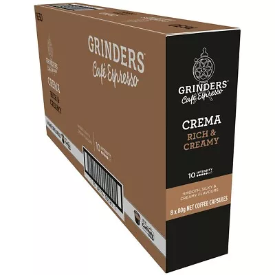 80x Grinders Crema Coffee Pods Caffitaly Machine Capsules Espresso • $49.99