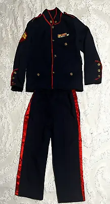 Kids Halloween Costume Marine Navy Dress Blues Without Hat & Belt Size 5-6 Small • $14.75