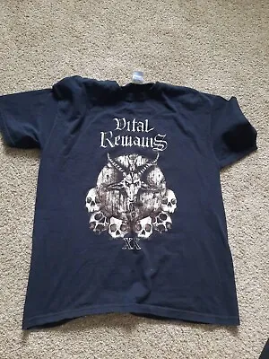 Vital Remains Metal Band T-Shirt Lot Of Five T Shirts Large • $265