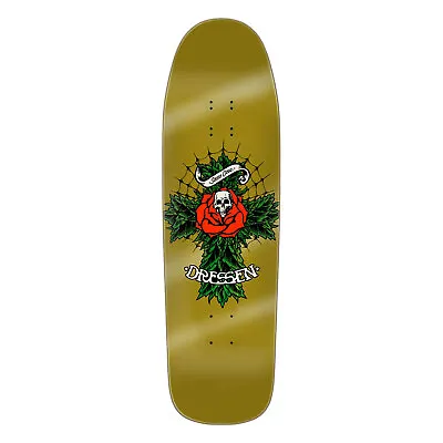 Santa Cruz Skateboard Deck Dressen Rose Cross Two Shaped 9.3  X 32.36  • $69.95