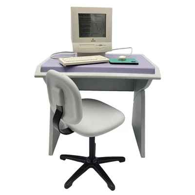 £92.18 • Buy American Girl Today Doll 1996 Mini Macintosh Toy Computer TESTED Desk Chair Set