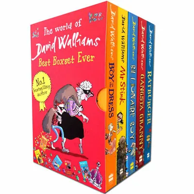 The World Of David Walliams: 5 -Best Boxset Ever By David Walliams (Paperbacks) • £6