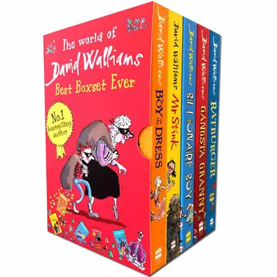 The World Of David Walliams Best Boxset Ever 5 Books Collection Set Ratburger • £8