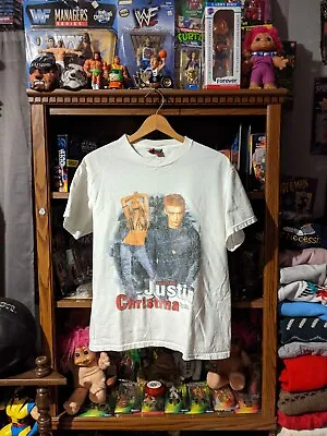 $109.99 • Buy Vintage 2003 Mixolog Men's Justin Timberlake Christina Aguilera Rap T-shirt Sz M