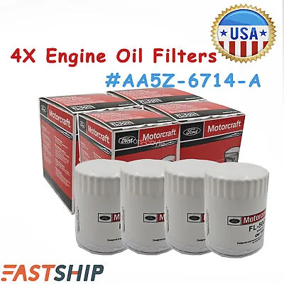 Genuine 4X Motorcraft Professional Engine Oil Filters FL-500S AA5Z-6714-A • $35.99