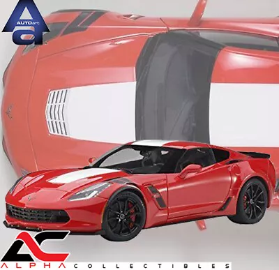 Autoart 71274 1:18 Chevrolet Corvette Grand Sport Red/white Stripes • $161.50