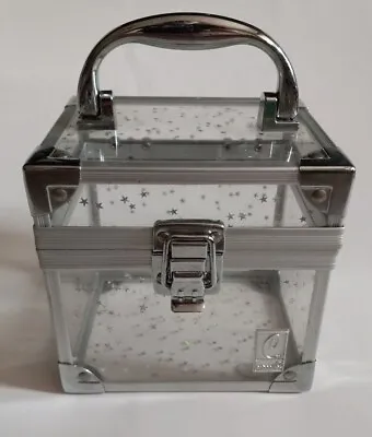 $26 • Buy Vtg Caboodles Case Clear With Stars Smaller Size Girl’s Cosmetic Jewelry Storage
