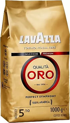 Lavazza Qualità Oro Coffee Beans 100% Arabica 1 Kg • £12