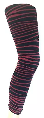 Ladies Footless Tights- Zebra Stripe 3 Colours- Pattern  Footless Tights-Women's • £4.99