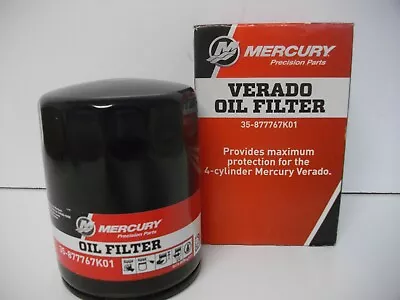 Mercury Marine OEM Verado 4 Cylinder Outboard Oil Filter 35-877767K01 • $19.99